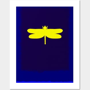 Color Field Dragonfly Posters and Art